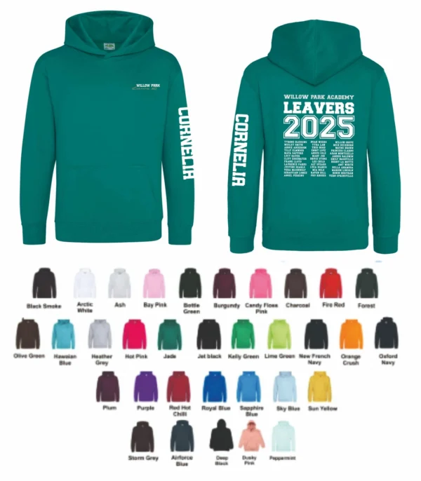 School Leavers JH001 Senior slipover Hoody Style 4 from £16.55
